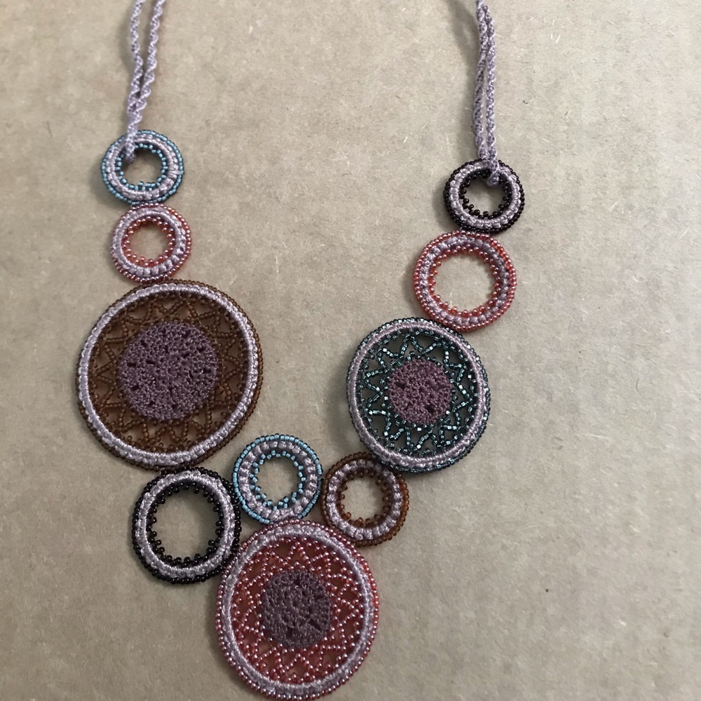 Handmade Guatemalan beaded necklace